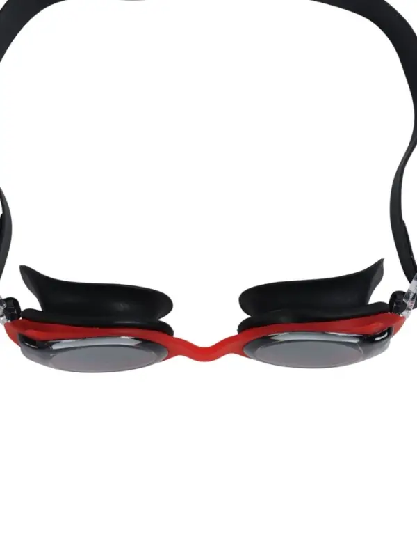 Очки для плавания детские ONLYTOP, беруши, цвет чёрный