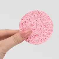 Набор спонжей для умывания &laquo;Мягкость&raquo;, d=7 см, 2 шт., МИКС