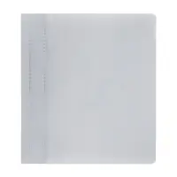 Папка-скоросшиватель Calligrata, А5, 180 мкм, серая с прозрачным верхом
