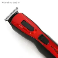 Триммер Sakura SA-5523R, АКБ, 9 насадок, черно-красный