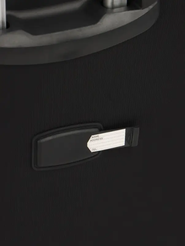 Чемодан на колёсах TEXTURA, с увеличением, кодовый замок, 42&times;26&times;68 см, 24", чёрный