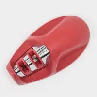 Точилка для ножей с полировкой, 10&times;5&times;4 см, красная