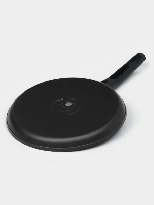 Сковорода блинная KUKMARA &laquo;Традиция&raquo;, d=22 см, съёмная ручка, антипригарное покрытие, алюминий, чёрная