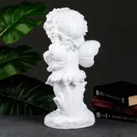 Фигура гипс &laquo;Фея стоя&raquo;, 12&times;22&times;43 см, белый