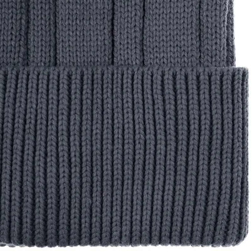 Шапка Knit Beat, серая (графит)