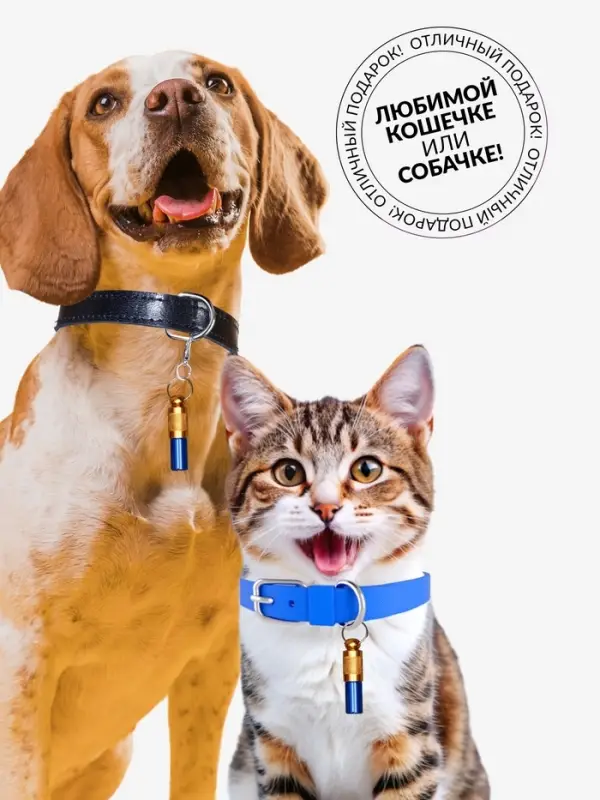 Адресник-капсула под записку, 0.8&times;3.3 см, фасовка 6 шт., металл, цвет МИКС