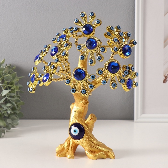 Сувенир от сглаза Сувенир от сглаза "Дерево с пятилистником" 7х12х26 см