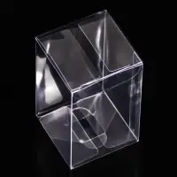 Складная прозрачная коробка из PVC, для упаковки подарков, 5×5×8 см