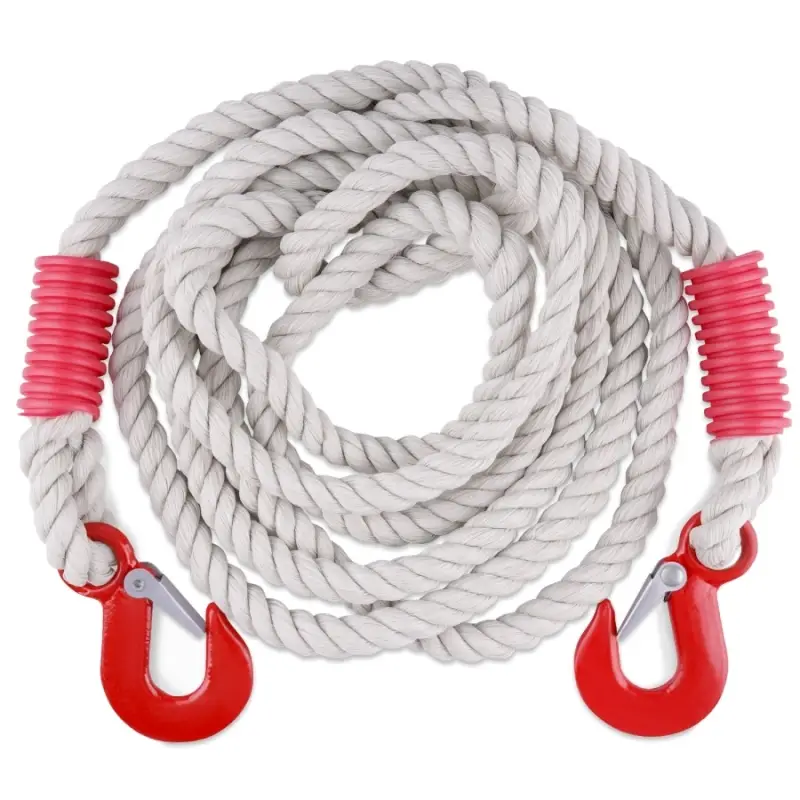 Трос-канат буксировочный с крюками AVS KT-3000 3т 4м, в пакете