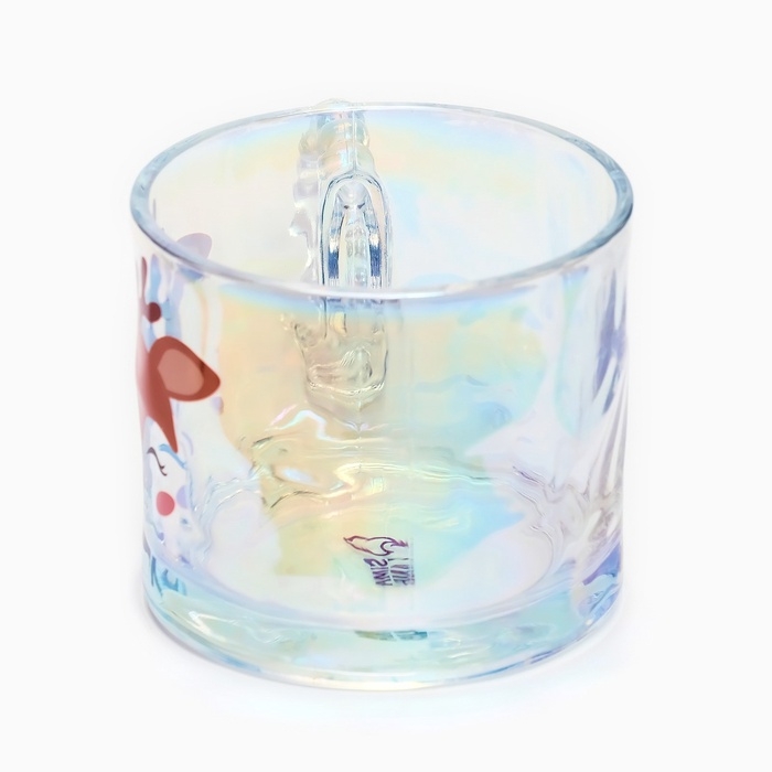Новый год. Кружка стеклянная «Олененок», 300 мл Новый год. Кружка стеклянная «Олененок», 300 мл