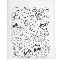 Сумка-Шоппер, раскраска &laquo;Фруктики&raquo; 20&times;27 см