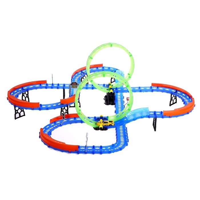 Автотрек «Супер скорость», мёртвая петля, работает от батареек Автотрек «Супер скорость», мёртвая петля, работает от батареек