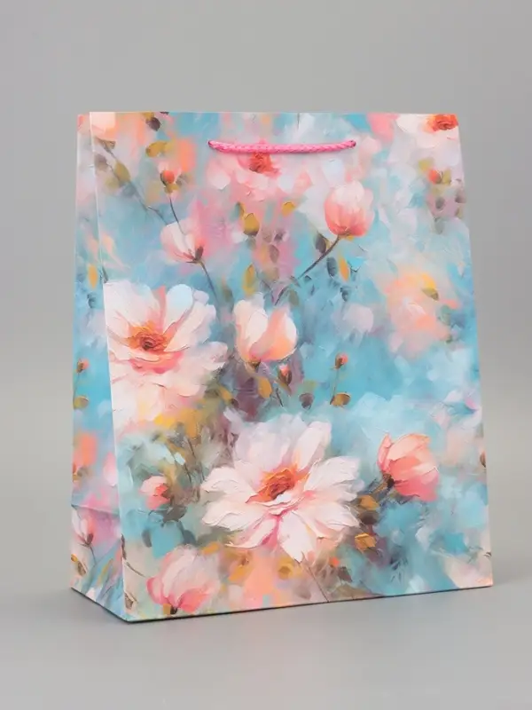 Пакет подарочный ламинированный «Цветочное настроение» 26×12×32 см Пакет подарочный ламинированный «Цветочное настроение» 26×12×32 см