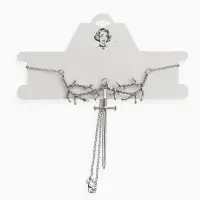 Кулон на цепочке &laquo;Готика&raquo;, меч, цвет серебро, 50 см