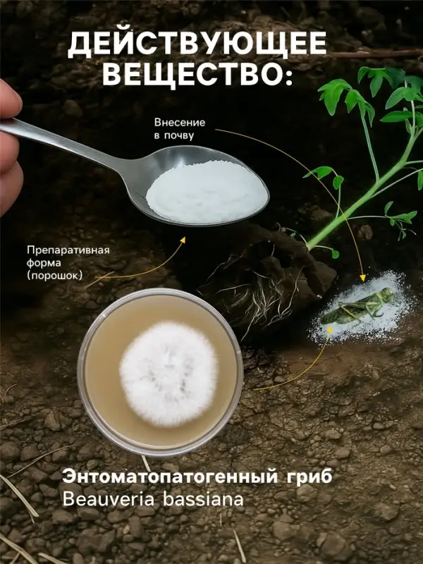 Средство от насекомых и вредителей &laquo;Боверин&raquo;, 50 г