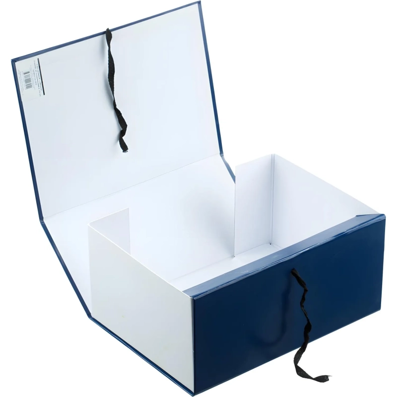 Короб архивный с завязками бумвинил не складывающийся 150мм