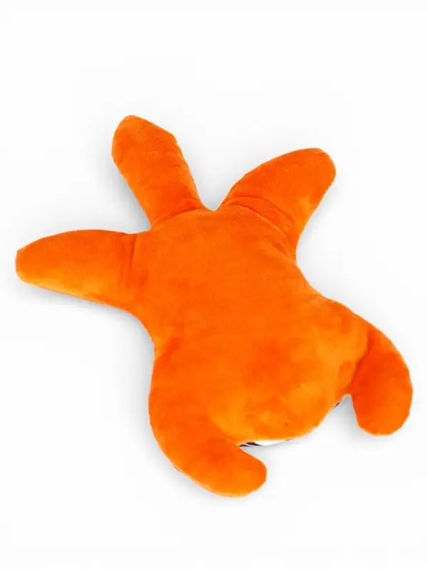 Мягкая игрушка для собак &laquo;Тигр&raquo;, 25 см, с пищалкой, оранжевая
