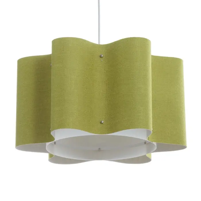 Светильник подвесной BayerLux &laquo;Лаура&raquo;, Е27, 15 Вт, зелёный, 42&times;42&times;22.5-122 см