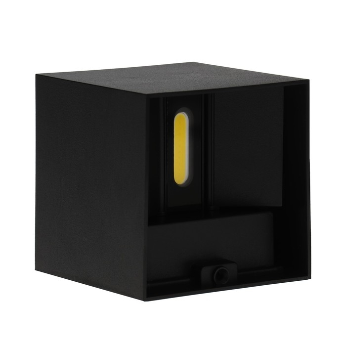 Светильник фасадный «Куб», FSD-062, 6 Вт, 4000К, регулир. луч, IP65, 220 В, пластик, черный 100842 Светильник фасадный «Куб», FSD-062, 6 Вт, 4000К, регулир. луч, IP65, 220 В, пластик, черный 100842