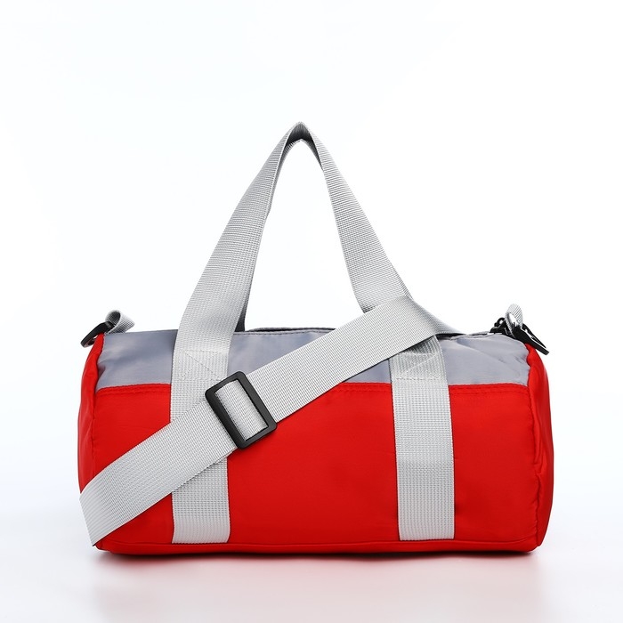 Сумка молодёжная на молнии, цвет красный Сумка молодёжная на молнии, цвет красный