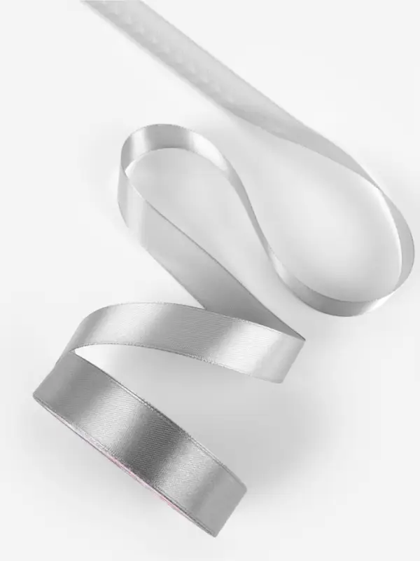 Лента атласная, 20 мм, 23&plusmn;1 м, серая №59