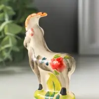 Фигурка фарфор &laquo;Козёл Гор&raquo;, 9 см, гжель, цветная