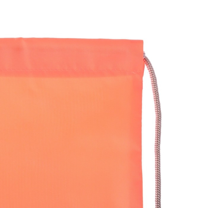 Мешок для обуви 420 х 340 мм,  Мешок для обуви 420 х 340 мм, "Стандарт" СДС-1, (мягкий полиэстер, плотность 210 D), персиковый