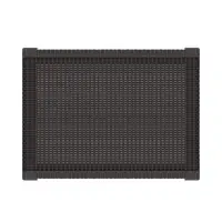 Стол садовый &laquo;Ротанг&raquo;, 76.5&times;57&times;42 см, пластиковый, цвет мокко