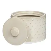 VETTA Емкость для ватных дисков и палочек "Point", керамика