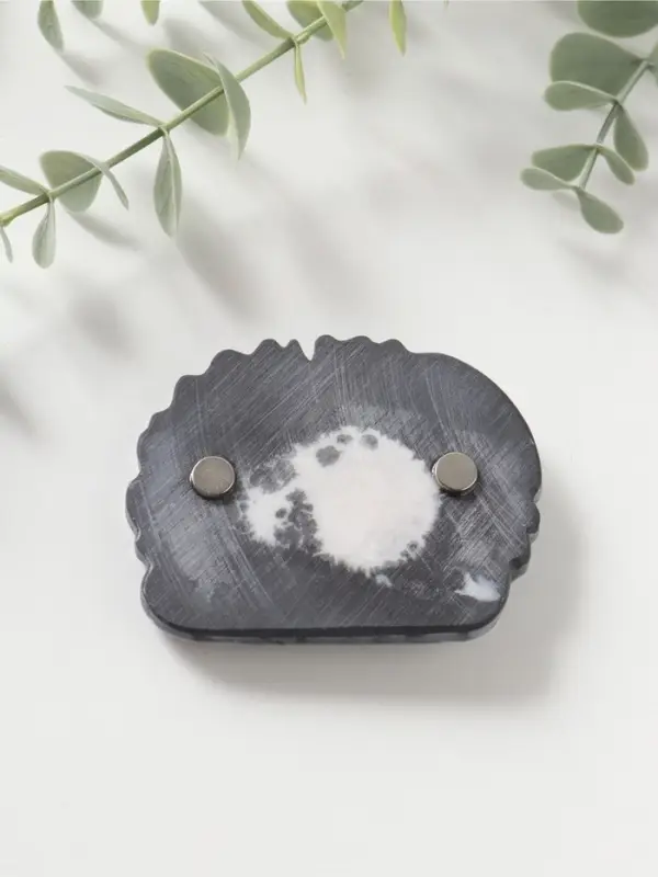 Магнит "С хаски на санях" (барельеф), 6,5см