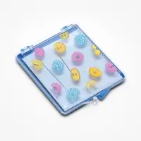 Игольница магнитная &laquo;Пуговки&raquo;, 7&times;8 см, голубая