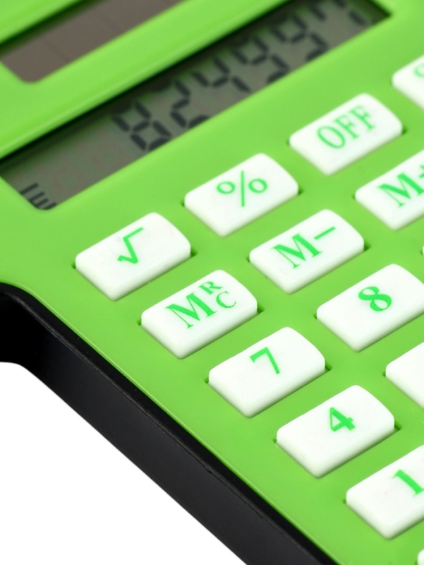 Калькулятор настольный "Домик" 08-разрядный KS-007, зеленый