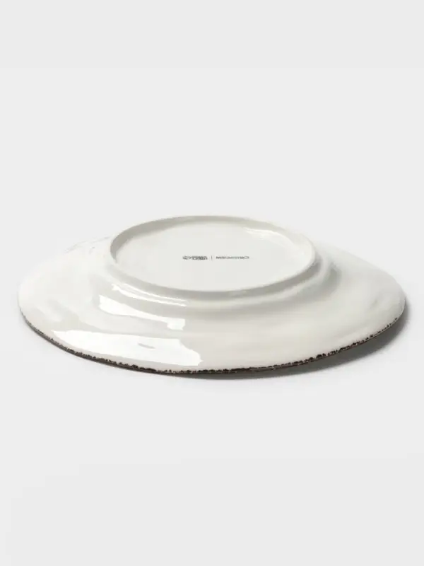 Тарелка Magistro Alpine Frost, d=23.7 см, фарфор, белая