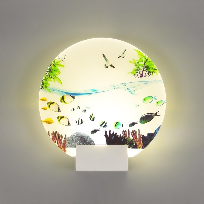 Бра "Подводный мир" LED 6Вт 4000К белый 24х6х24 см