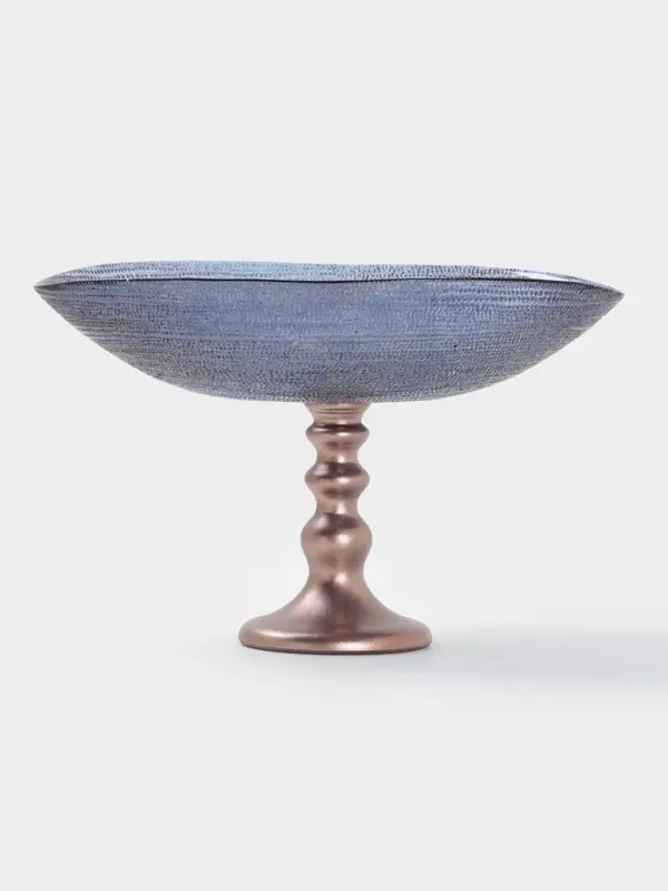 Блюдо для фруктов Inspiration, d=30 см, на ножке, фиолетовое