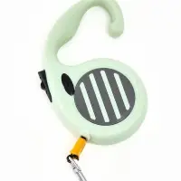 Рулетка - поводок для собак, лента 3 м, зелёная