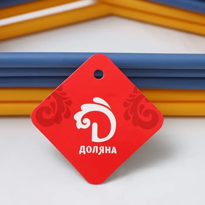 Плечики для одежды Доляна «Настроение», 29,5×17,5 см, цвет МИКС Плечики для одежды Доляна «Настроение», 29,5×17,5 см, цвет МИКС