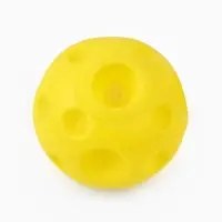 Игрушка для собак с пищалкой &laquo;Мячик планета&raquo;, 6,5 см, желтая