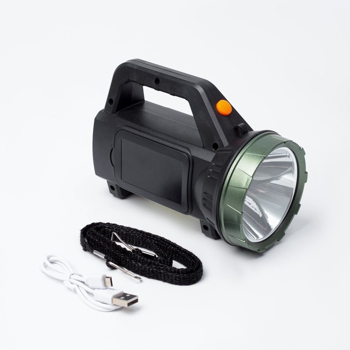 Фонарь прожекторный аккумуляторный, 30 Вт, 3000 мАч, P50, 15.7 х 8.6 х 12.5 см Фонарь прожекторный аккумуляторный, 30 Вт, 3000 мАч, P50, 15.7 х 8.6 х 12.5 см