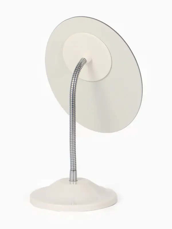 Зеркало настольное, овальное, на гибкой ножке, 16.5&times;23/28 см, (13.5&times;16.5 см)