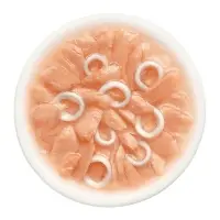 Влажный корм для кошек &laquo;Деревенские лакомства&raquo;, лосось с кальмаром в нежном желе, пауч, 70 г