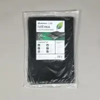 Плёнка из полиэтилена, техническая, толщина 120 мкм, чёрная, 10&times;3 м, рукав (1.5 м&times;2), Эконом 50%, для дома и сада, Greengo