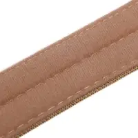 Ошейник с мягкой подкладкой, 59&times;4 см, ОШ 35-45 см, песочный