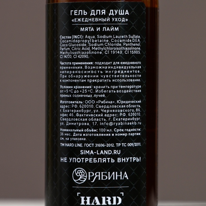 Набор "Год сулит успех", мини гель для душа и мочалка