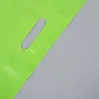 Пакет полиэтиленовый с вырубной ручкой, Салатовый 50-60 См, 70 мкм