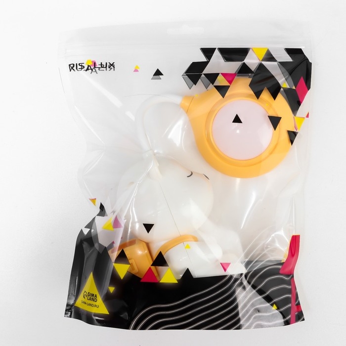 Ночник Ночник "Медвежонок" LED 2Вт USB АКБ бело-желтый 22х13х7 см RISALUX