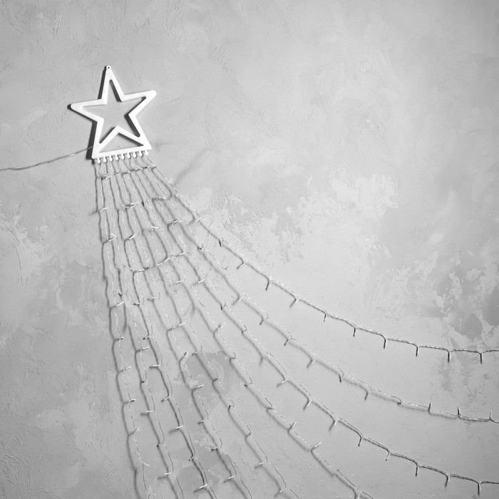 Светодиодная фигура «Комета» 3.5 м, пластик, 9 нитей, 220 В, свечение мульти Светодиодная фигура «Комета» 3.5 м, пластик, 9 нитей, 220 В, свечение мульти