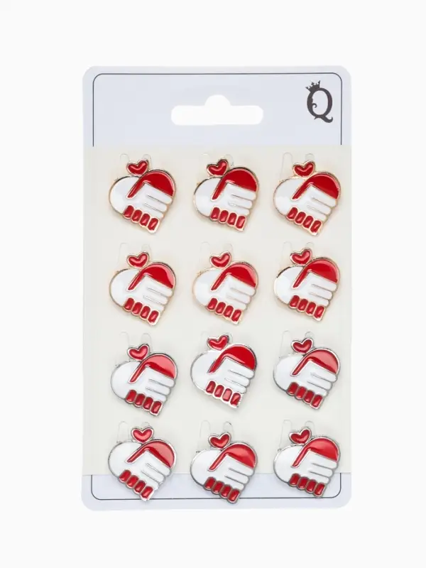 Брошь &laquo;Сердце из рукопожатия&raquo;, МИКС