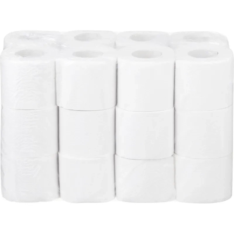 Бумага туалетная JOYeco 2сл натур бел вторич втул 25м 24рул/уп Казань/Спб