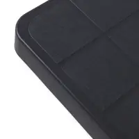 Стол садовый &laquo;Атлант&raquo;, 80&times;80&times;76.5 см, квадратный, пластиковый, цвет графитовый